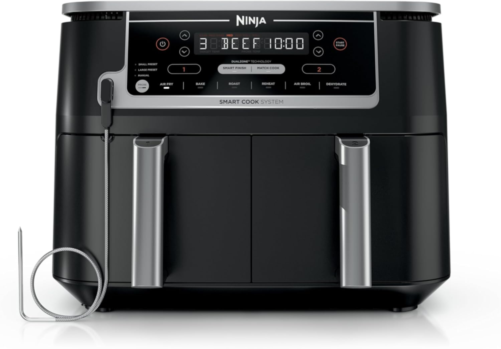 Ninja Foodi Air Fryer w/ Smart Cook Thermometer