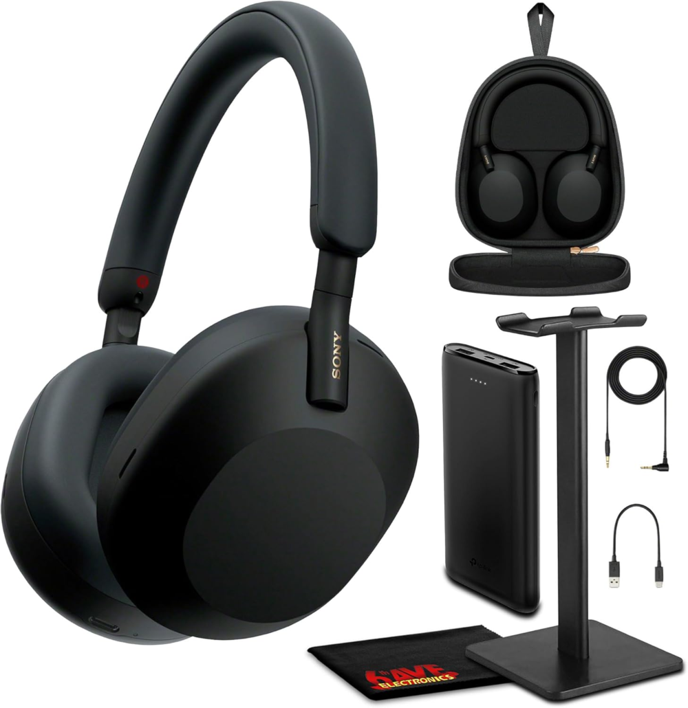 Sony WH-1000XM5 Best Auto Noise Canceling Wireless Over-Ear Headphones