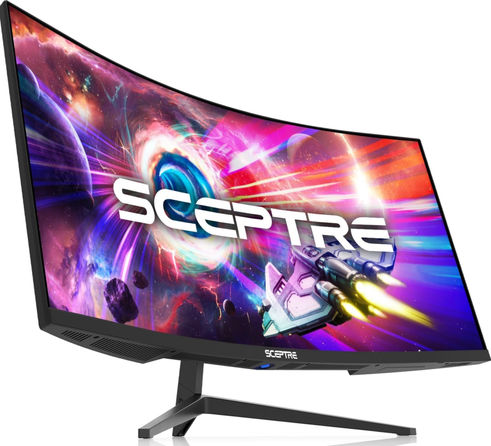 Sceptre 34-Inch Curved Ultrawide WQHD Monitor (3440 × 1440), R1500, up to 180Hz/165Hz