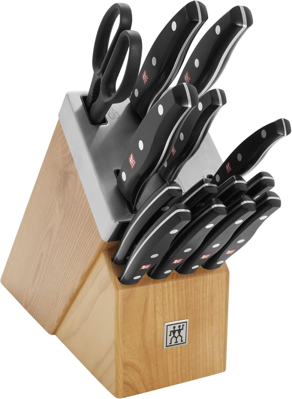 ZWILLING TWIN Signature 15-pc Self-Sharpening Knife Block Set - Natural